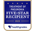 Healthgrades 5-Star Recipient for Treatment of Pneumonia