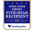 Healthgrades 5-star recipient for spinal fusion surgery