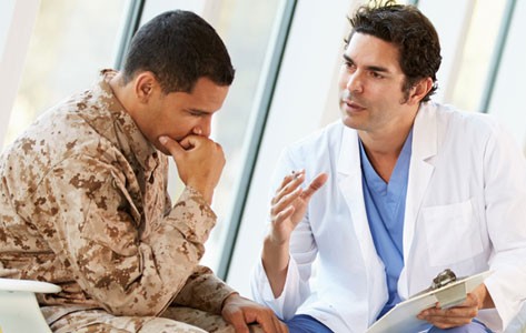 Military veteran counseling