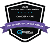 CareChex Medical Excellence Award for Cancer Care - Top 100 Hospital in the Nation