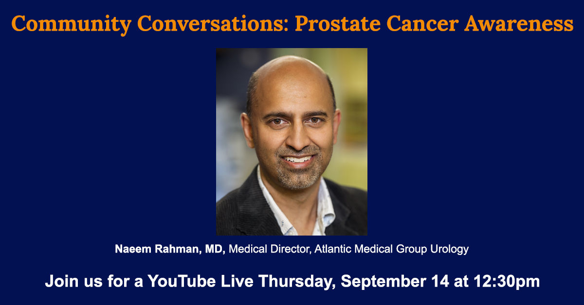 YouTube Live for prostate cancer awareness.