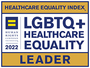 LBGTQ+ Healthcare Equality Leader badge