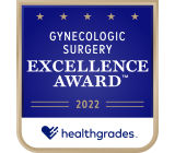 Gynecologic Surgery Excellence Award from Healthgrades, Top 5% in the Nation