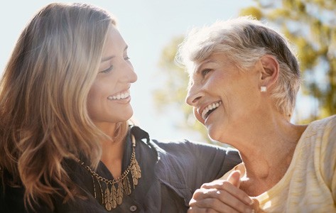 Mother and daughter discuss advance directive